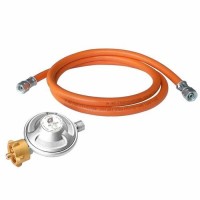 Комплект: газовый шланг 80 см, редуктор 30 мбар